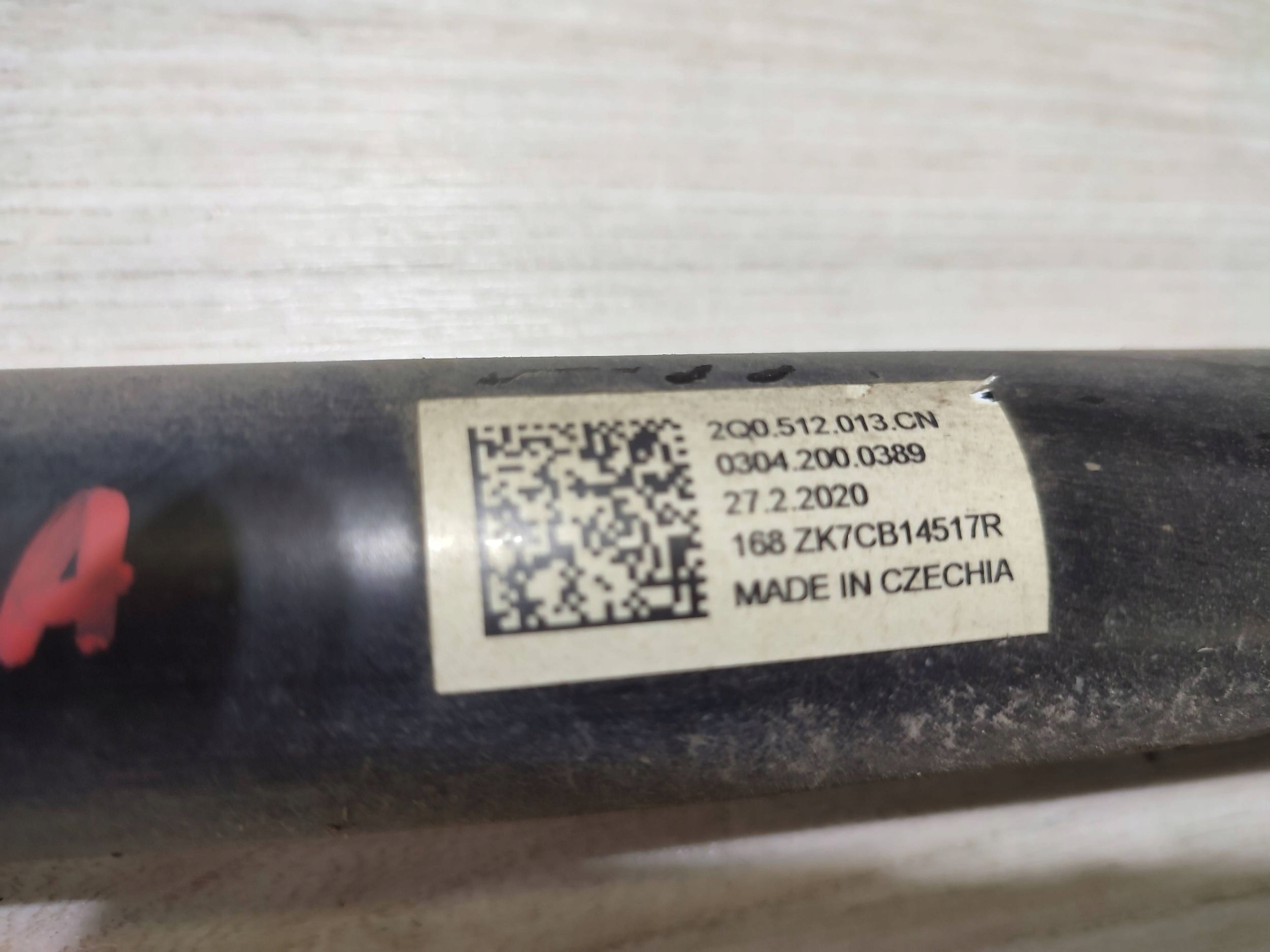 Skoda Scala 2020 shock absorber rear