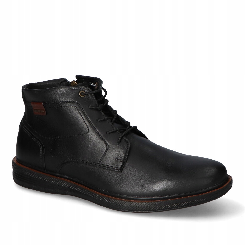 Kotníkové Boty Pegada 126105-01 Černé lico 45