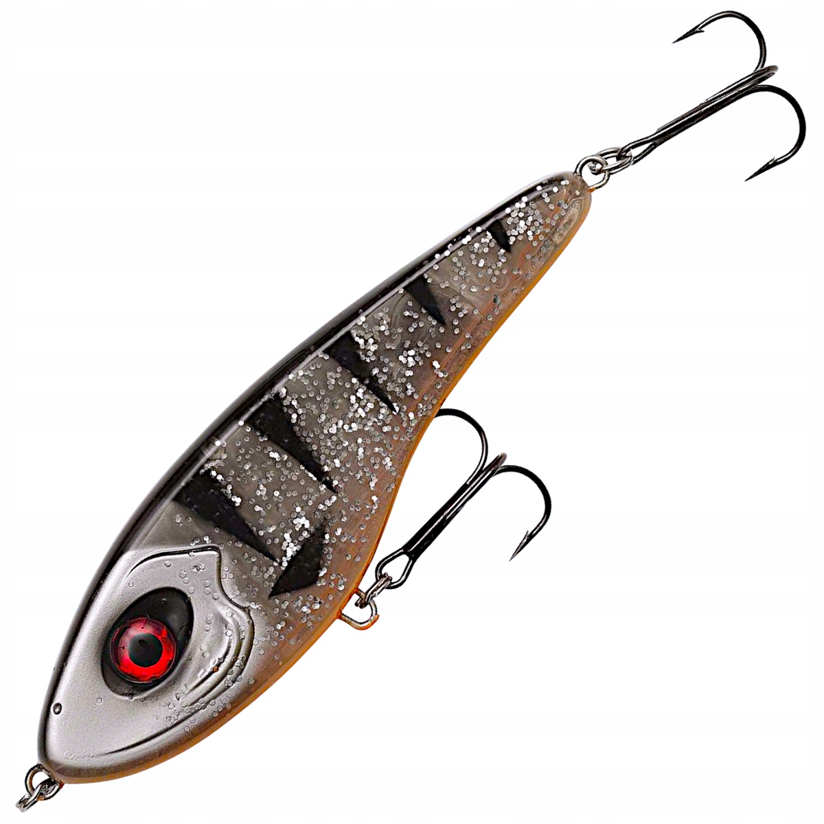 Wobler Jerk Slicky Micky Silver Tiger 11.5cm 35g Przynęta na Szczupaka Suma