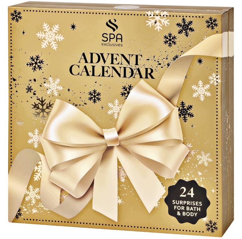 Адвент-календарь Spa Exclusives 2026 Gold, 24 средства для домашнего спа