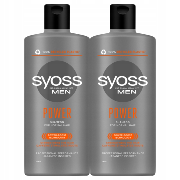 

Syoss Men Power Szampon do włosów 2w1 2szt x 440ml