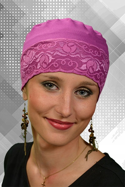 Turban ŚPIOSZEK Z KORONKĄ Turbany Lidia 1/12