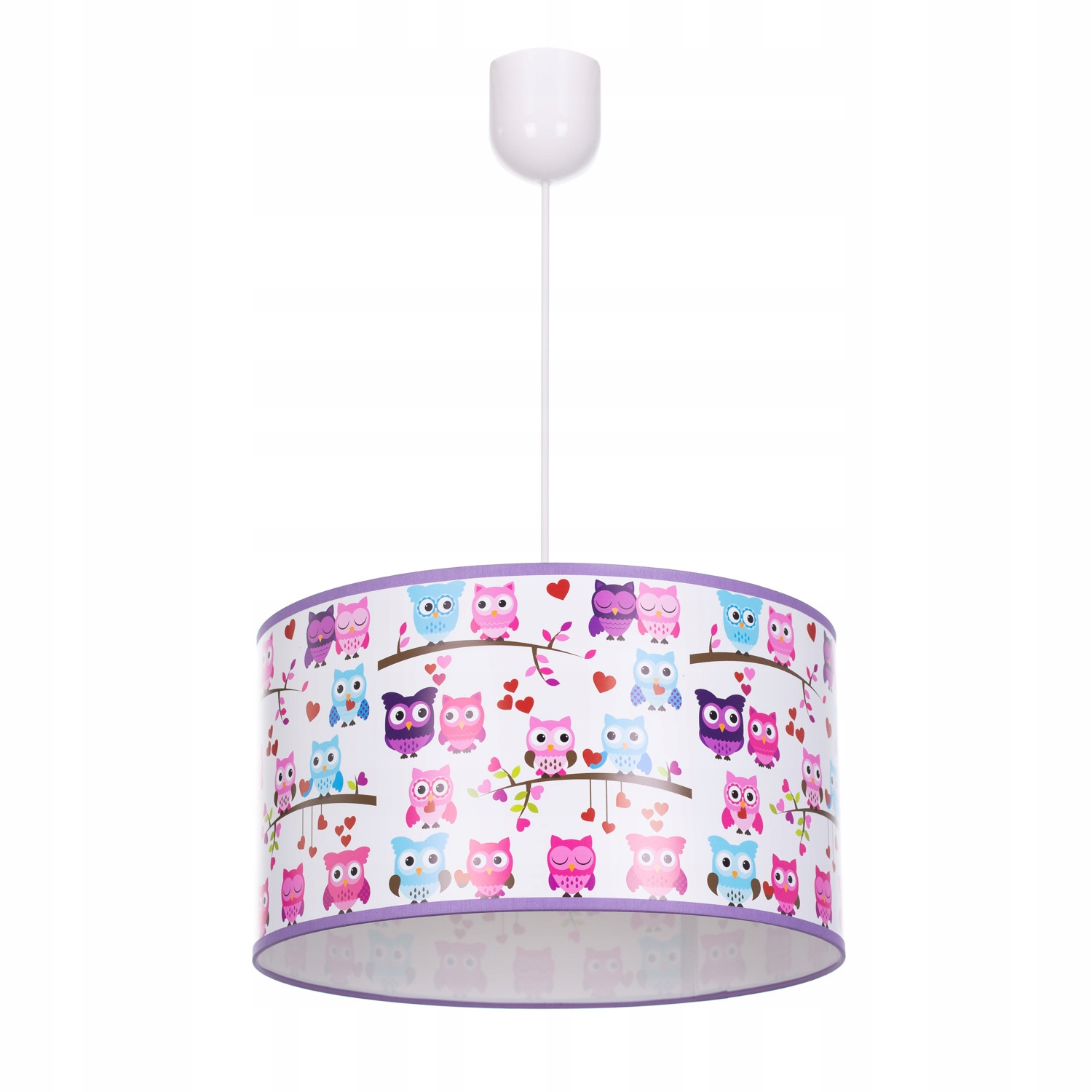 

Lampa wisząca sufitowa żyrandol abażur nowoczesna