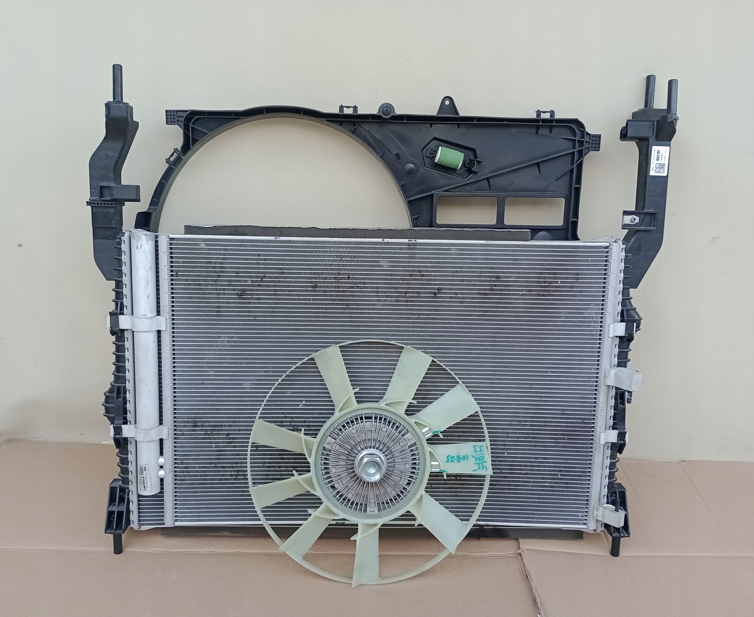 FORD TRANSIT MK8 3.5 V6 ECOBOOST CHŁODNICE WODA KLIMA WENTYLATORY KOMPLET