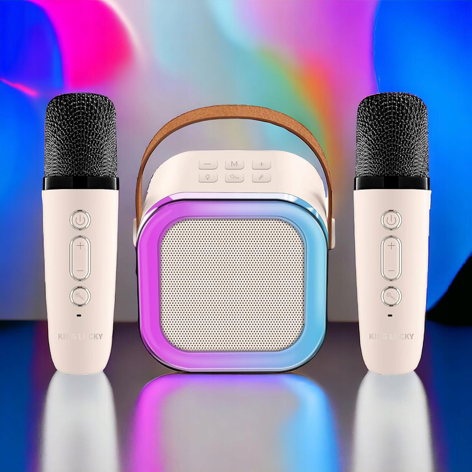 ZESTAW DO KARAOKE 2 MIKROFON + GŁOŚNIK BEZPRZEWODOWY Z BLUETOOTH DLA DZIECI Rodzaj do karaoke