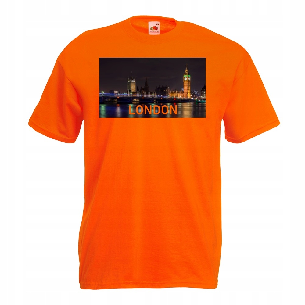 

Koszulka Londyn London Uk XL pomarańczowa