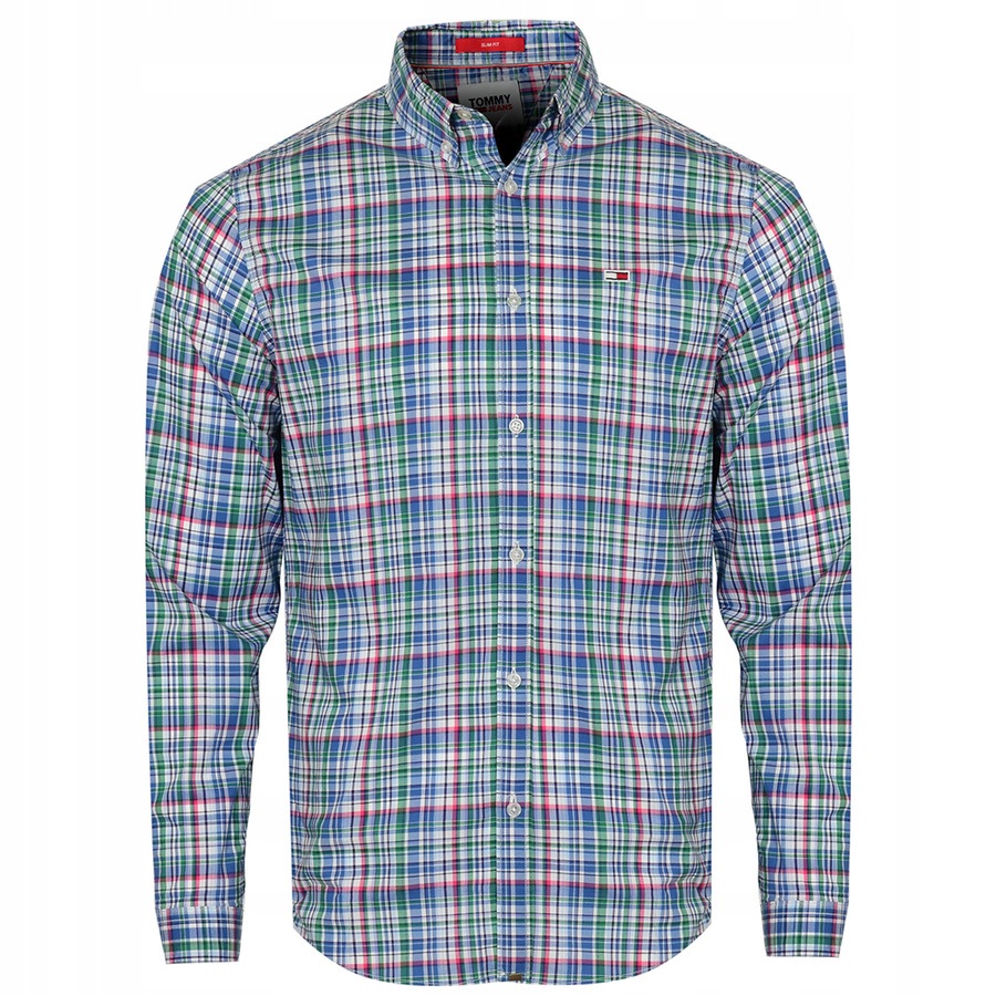 Pánská košile Tommy Jeans Tartan DM0DM13041 AE8 M