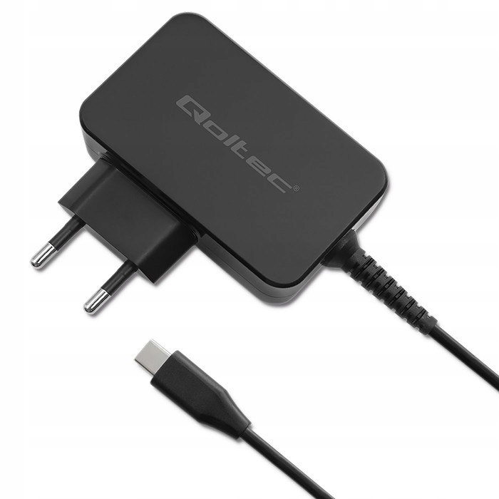 Ładowarka GaN Power Pro 1xUSB-C 45W 5-20V 2.25-3A Czarna