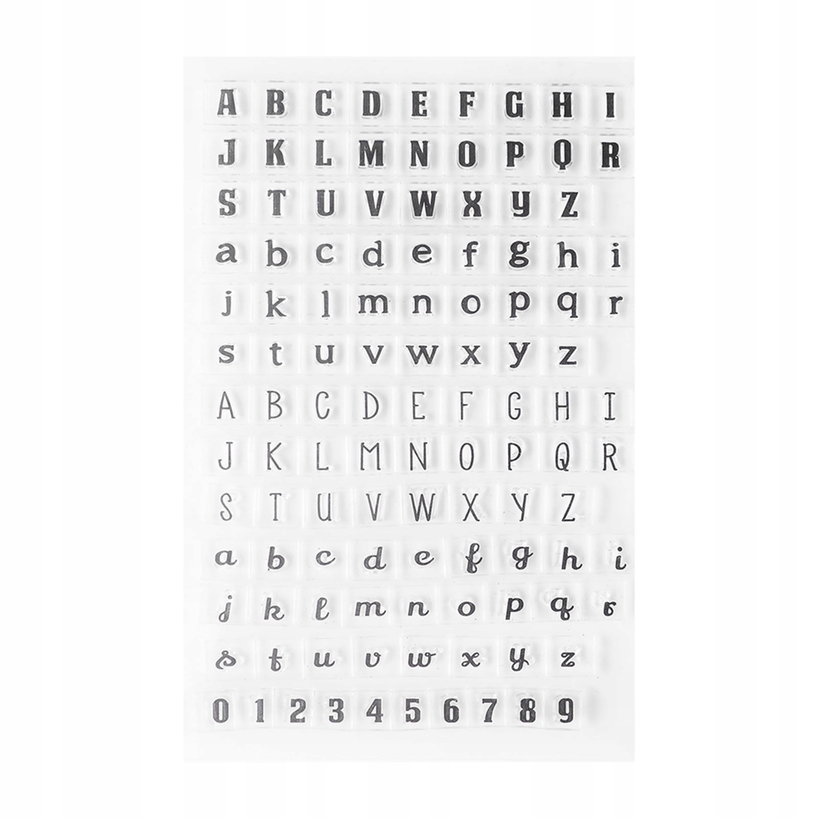 SILIKONOWA NUMERY ALFABET LITERY PIECZĄTKI WIELOFUNKCYJNE