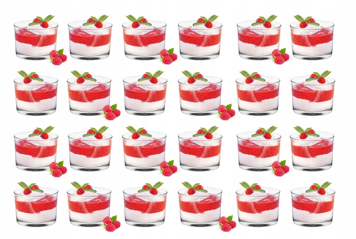 

Komplet 24szt Salaterka 150ml Owoce Sosy Przekąski