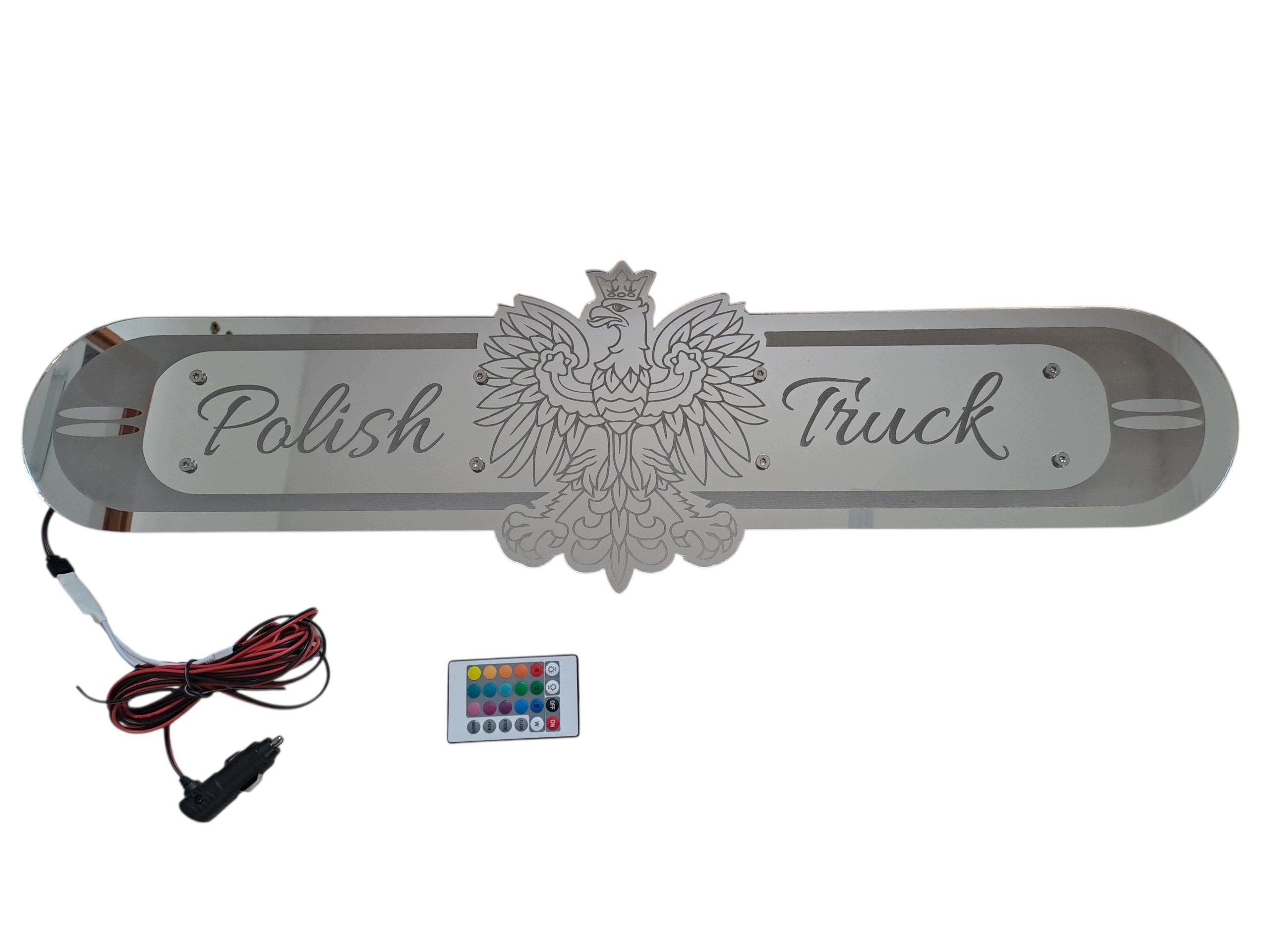 Lustro Led nad łóżko Tir Polish Truck Rgb Do: Man Daf Scania Volvo Tir 12V