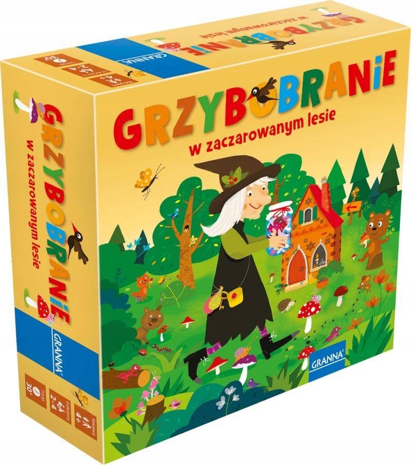 Grzybobranie w zaczarowanym lesie gra planszowa