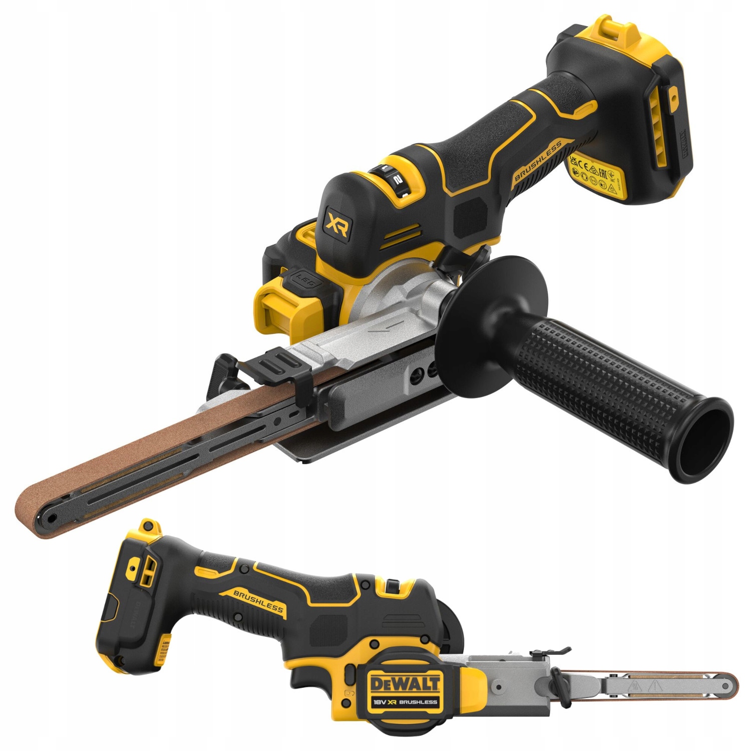 DeWALT Pilnik taśmowy akumulatorowy bezszczotkowy 18V Xr DCM200N body