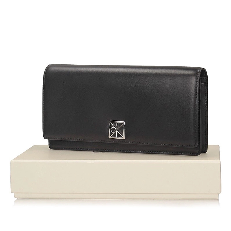 Elegantní černá dámská peněženka Calvin Klein LV04F1098G UB1 Black