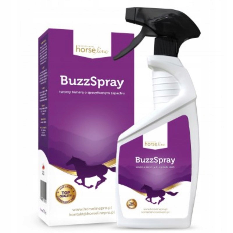 Horseline Pro Buzz Spray Na Owady Muchy Komary 750ml Naturalny