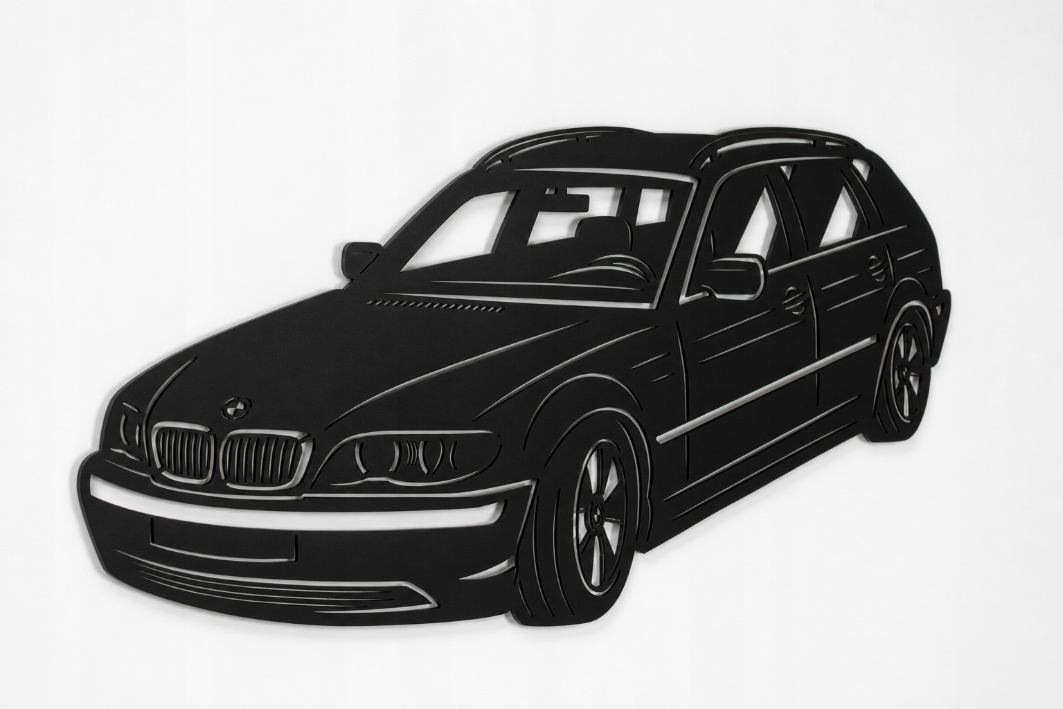 Dřevěný obraz Bmw E46 Combi Nástěnná Dekorace 3D obraz