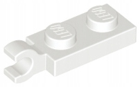

Lego 63868 plytka 1x2 klip biały 1 szt Nowy