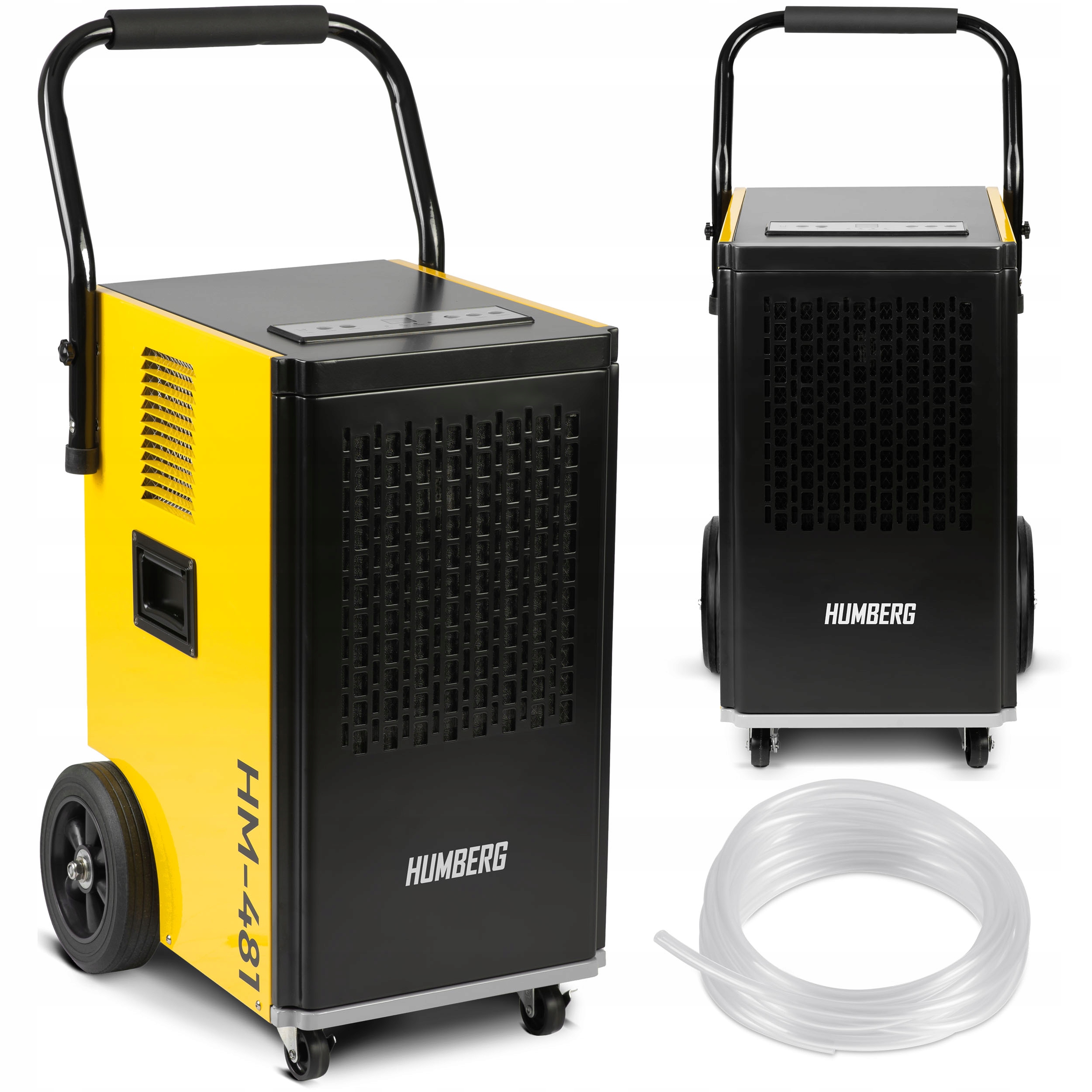 Osuszacz Powietrza Przemysłowy HM-481 Budowlany Pochłaniacz Wilgoci 50L/24H