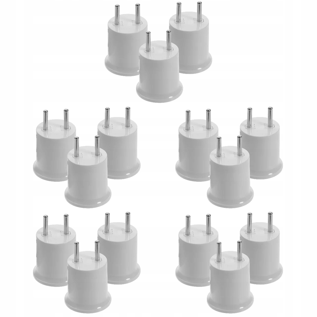 UCHWYT LAMPY Z GNIAZDEM PRZEJŚCIOWYM E26 15 SZT Marka bez marki