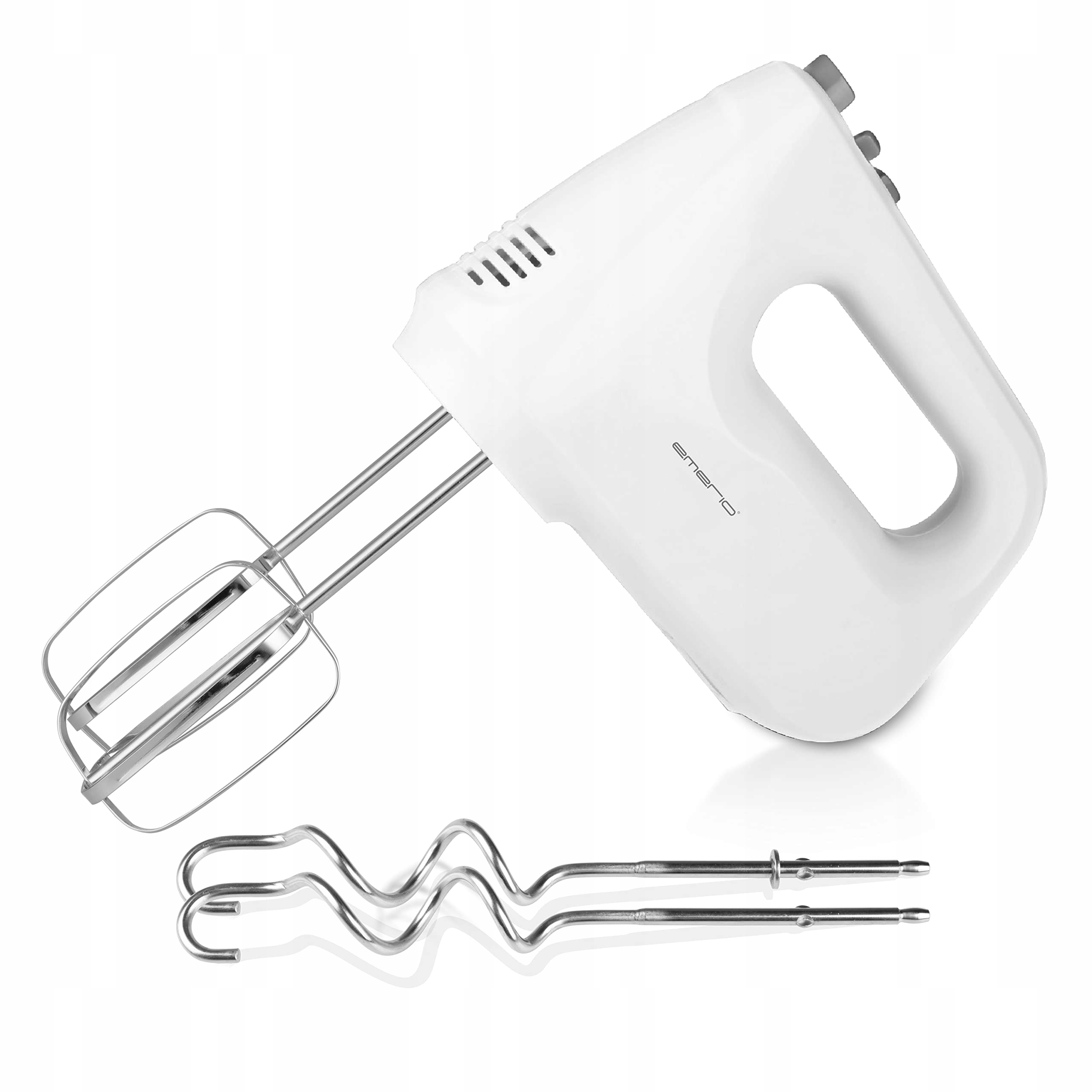 EMERIO Mikser Ręczny 250W 6 Prędkości Turbo Stal Nierdzewna — miniatura 5