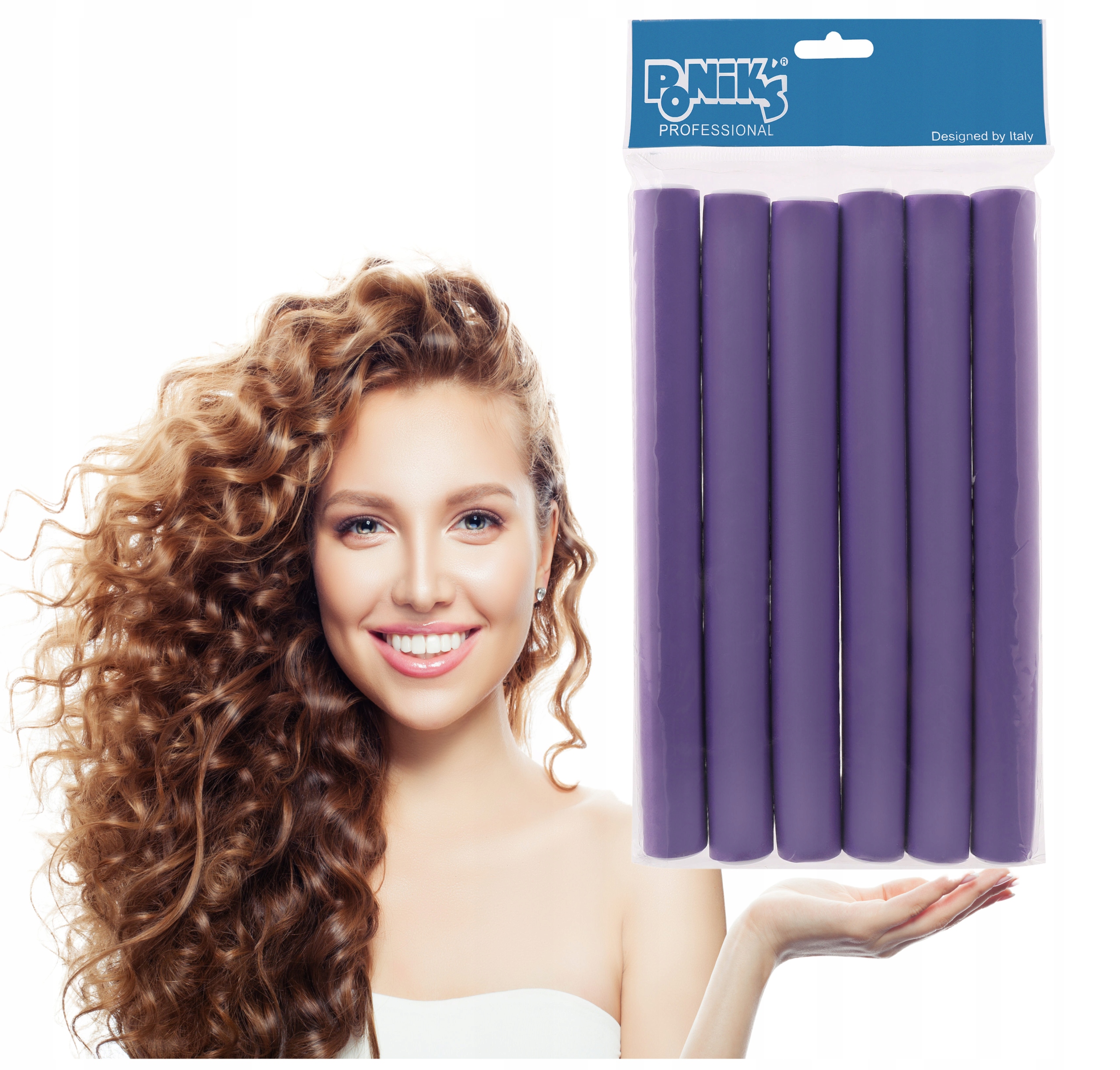 

Grube Wałki Do Włosów Papiloty Loki 20mm 6SZT