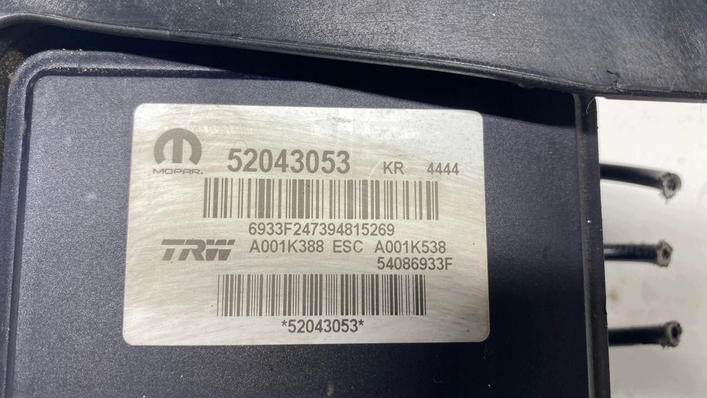 FIAT 500X pump ABS control unit 52043053 ESC