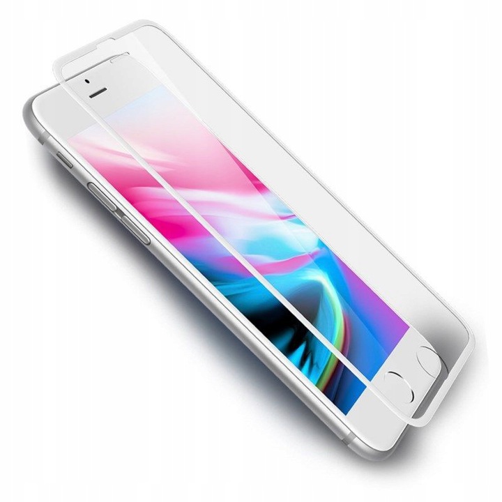 

Szkło Full 10D Szybka Pełne Do iPhone 6 7 8|WHITE