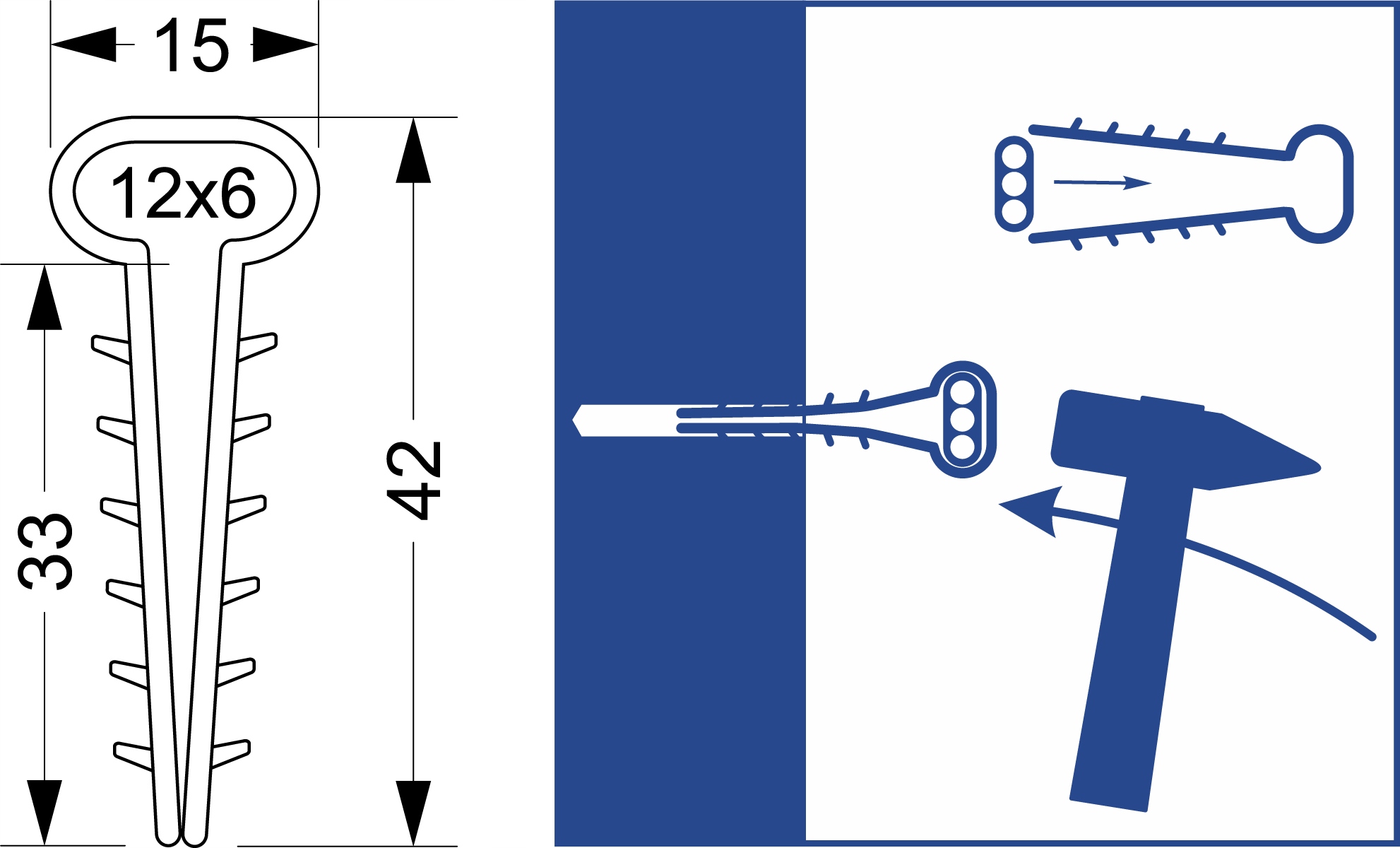 

Uchwyty kablowe Elektro-Plast 16.2 100 sztuk