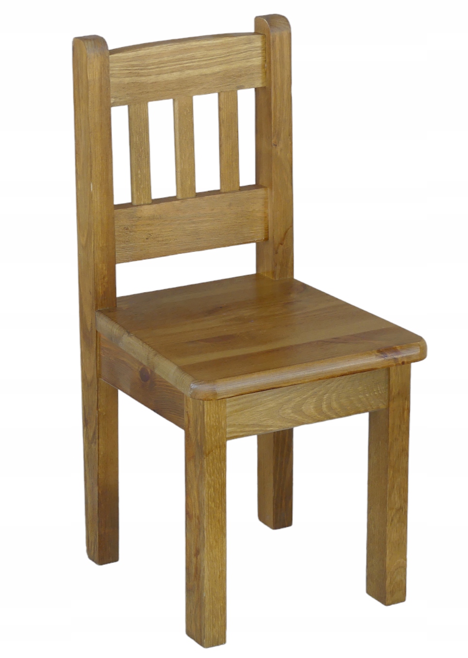 KRZESEŁKO DREWNIANE MAŁE SOSNOWE KOLOR DĄB