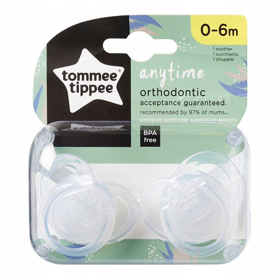Tommee Tippee smoczek uspokajający 0-6m 2 szt. Kod producenta 43335464