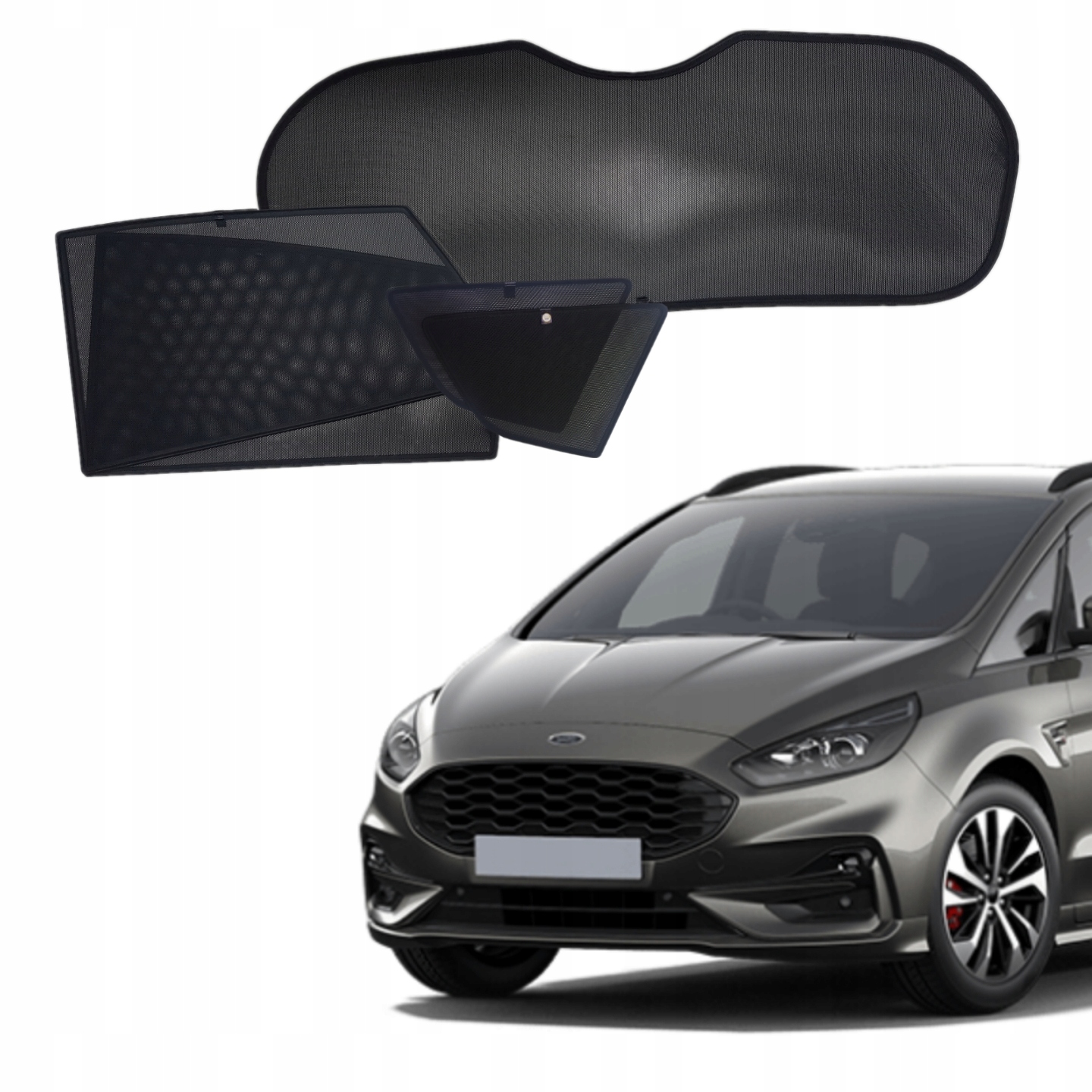 Krytky sluneční clony přizpůsobené pro Ford S-max I