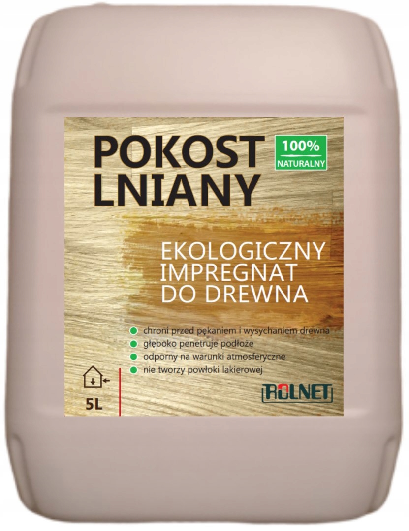 Pokost Lniany 5l do drewna Polski Produkt