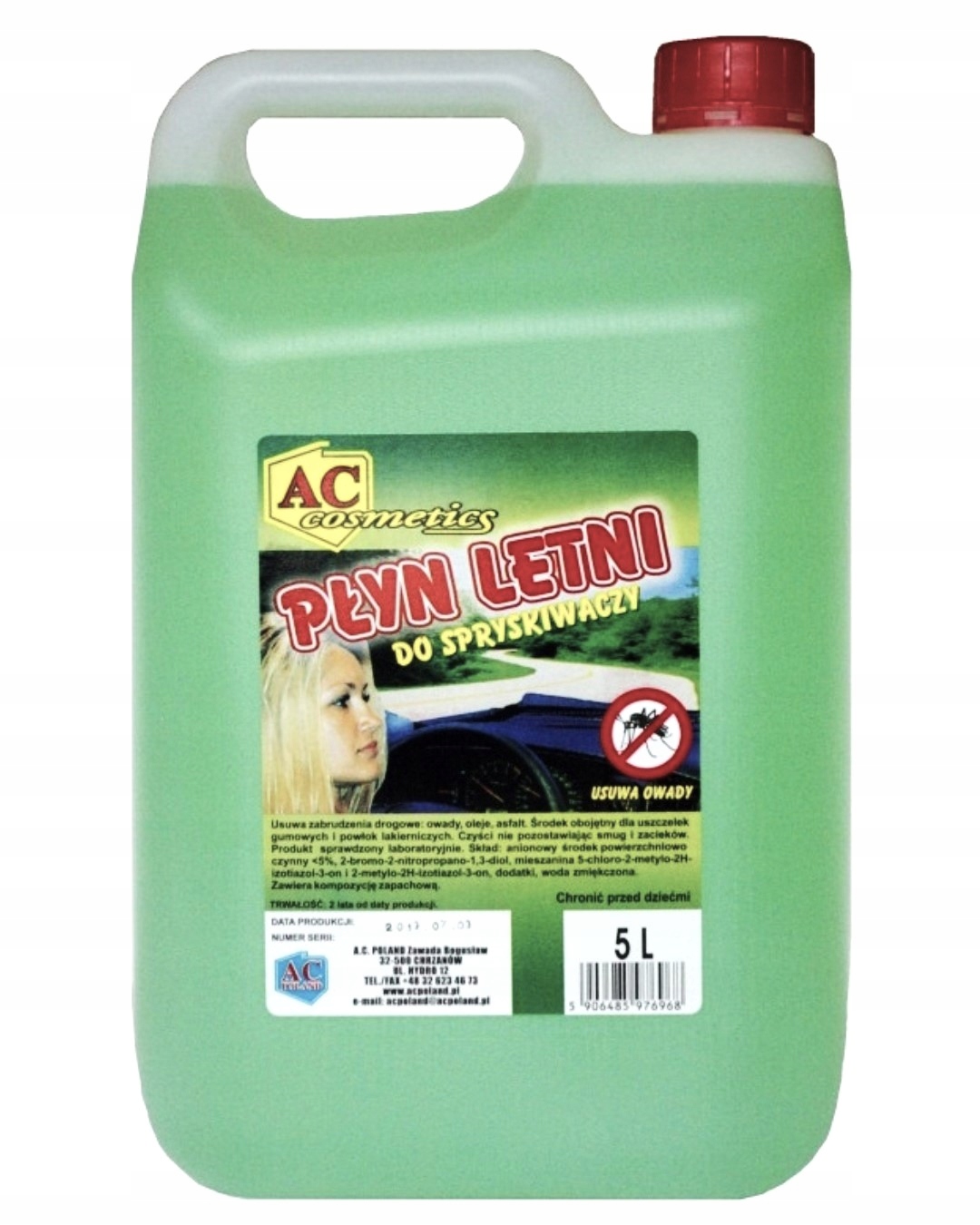 Letni Płyn Do Spryskiwaczy Top-car 5L Zapachowy