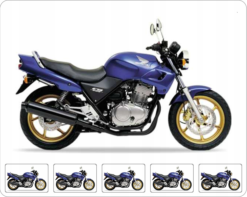 Samolepky Na Motocykl Juula Pro Honda Cb 500 2000-2002 Modré PB296