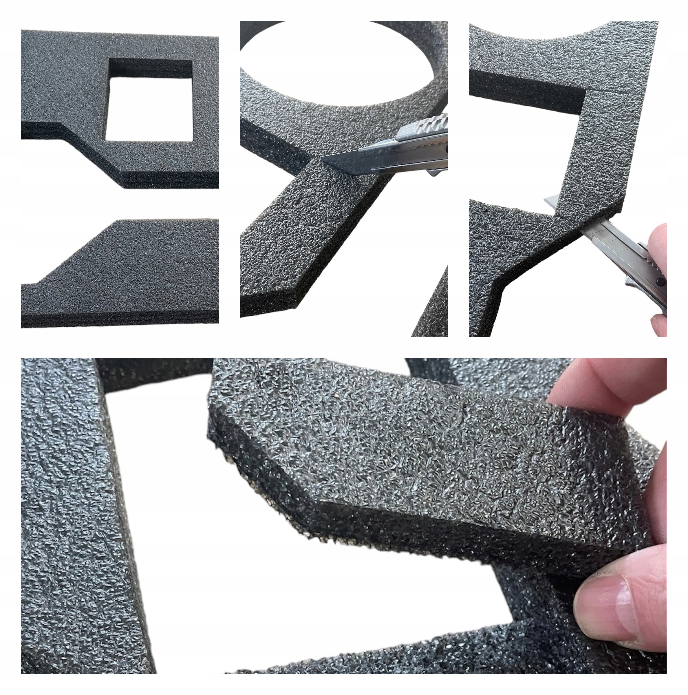 Pianka PE techniczna do frezowania, WYPEŁNIENIE 13x10x3 cm 10 szt. Marka CAD