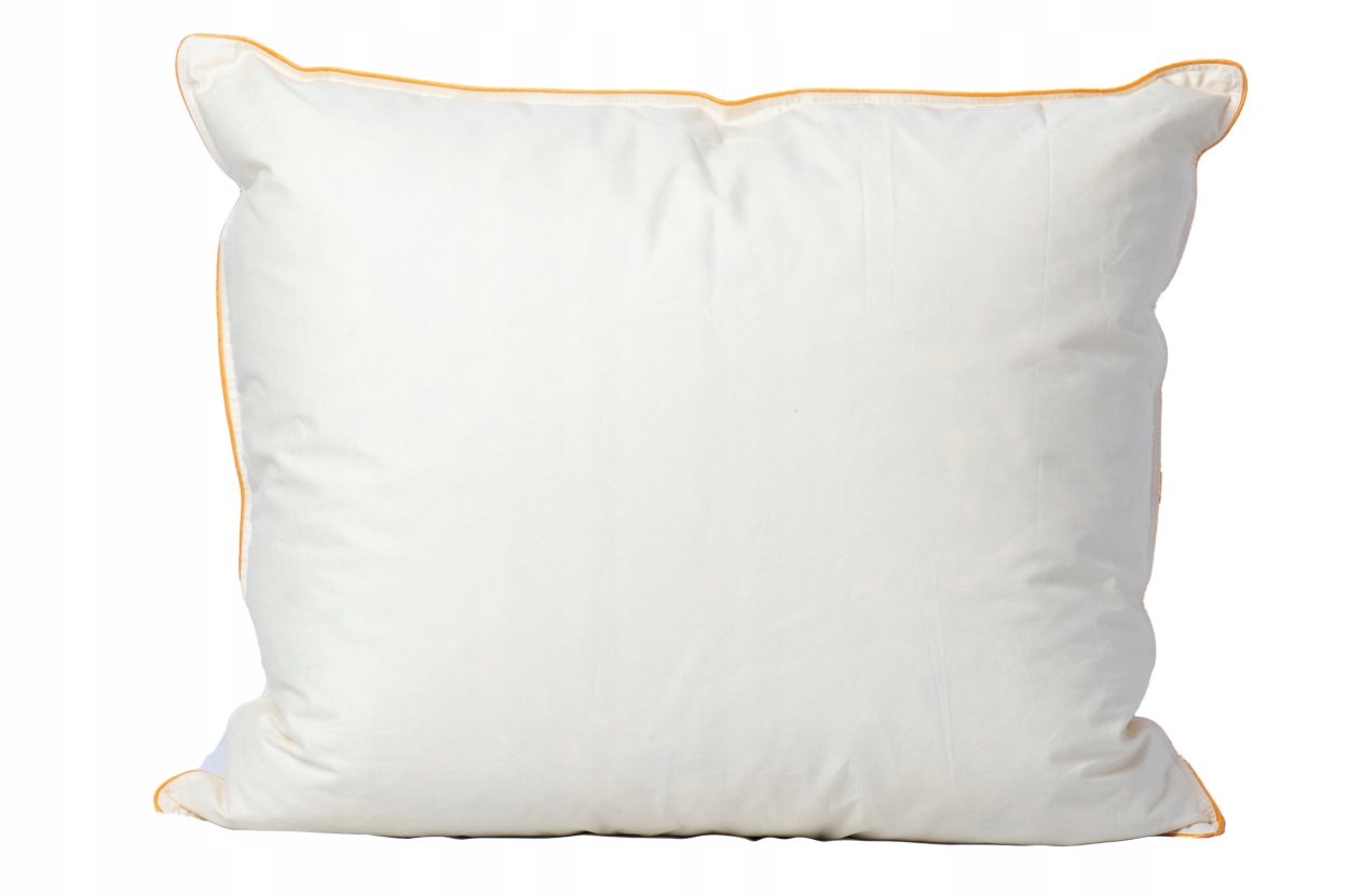 Páperová Poduška Ecru 70X80CM 100 % Prírodná Husacie Páperie Vysoká Kvalita Poľsko