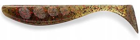 Fishup Wizzle Shad 2” 045 Green Pumpkin/Red Black