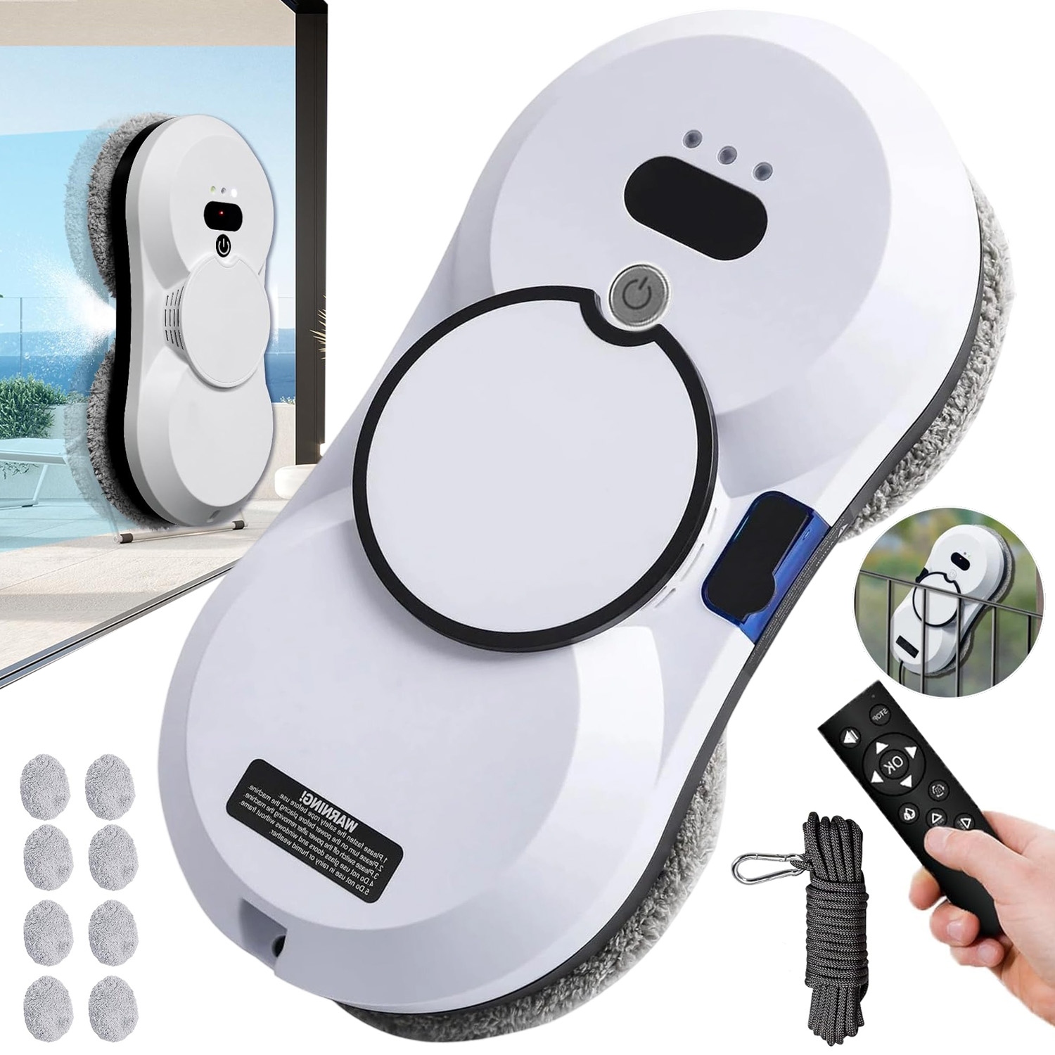 Robot Na Mytí Oken Automatický Čistič Oken Skel Zrcadel Inteligentní Sada