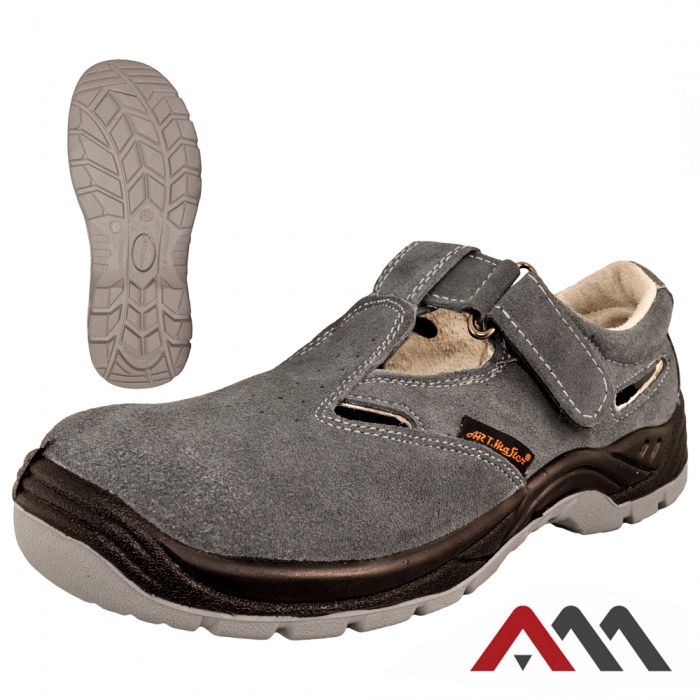 PÓŁBUTY BUTY ROBOCZE SANDAŁY LEKKIE SPORTOWE Z NOSKIEM S1 LETNIE BSlight 44 Marka ART.MAS