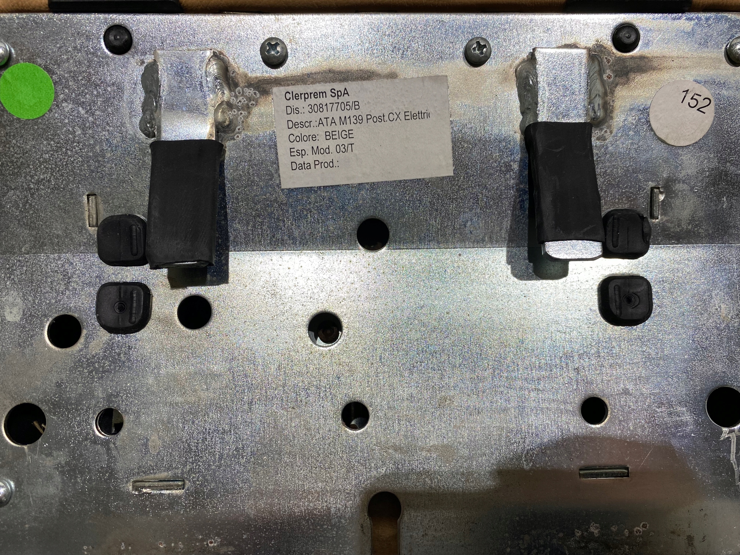 MASERATI QUATTROPORTE M139 rear central rest seat