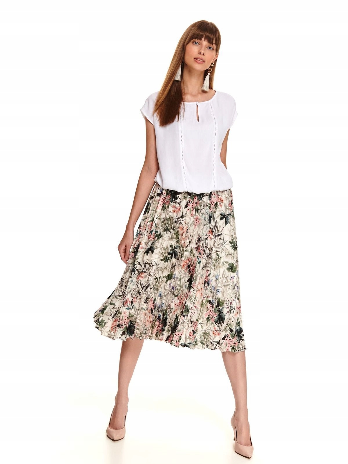 K17063 TOP SECRET BIAŁA ELEGANCKA BLUZKA _36 Marka Top Secret