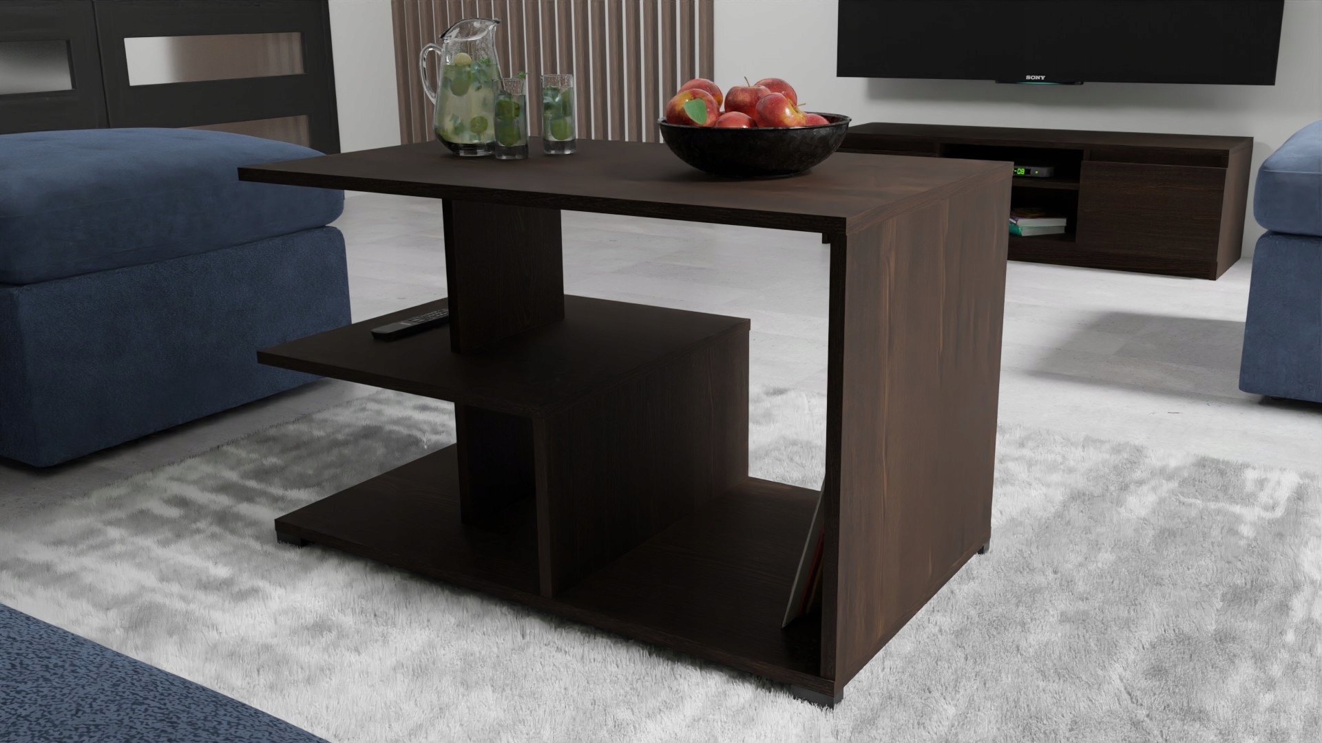 STOLIK KAWOWY ŁAWA TEXAS WENGE PŁYTA 18 mm Marka Meble Exclusive