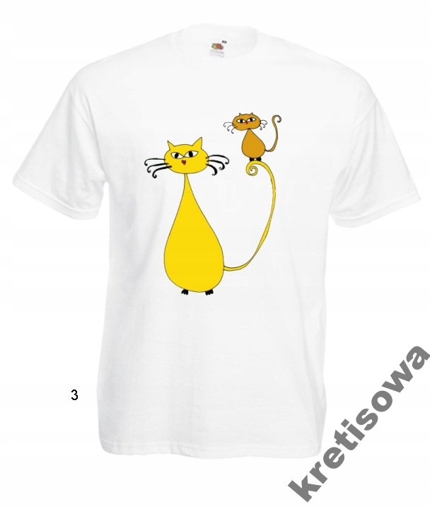 

Kolorowe Koszulki Wzory Kotoholik Kot Rozmiary