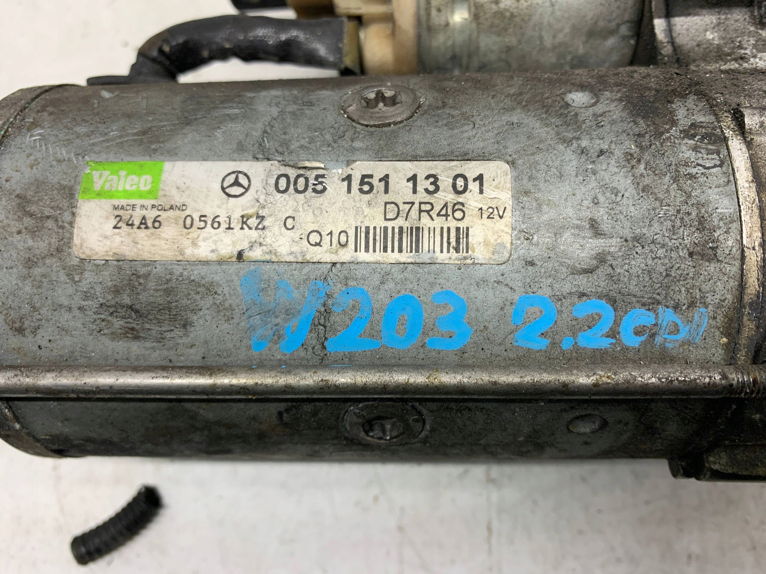 starter 0051511301 MERCEDES W203 2.2 CDI