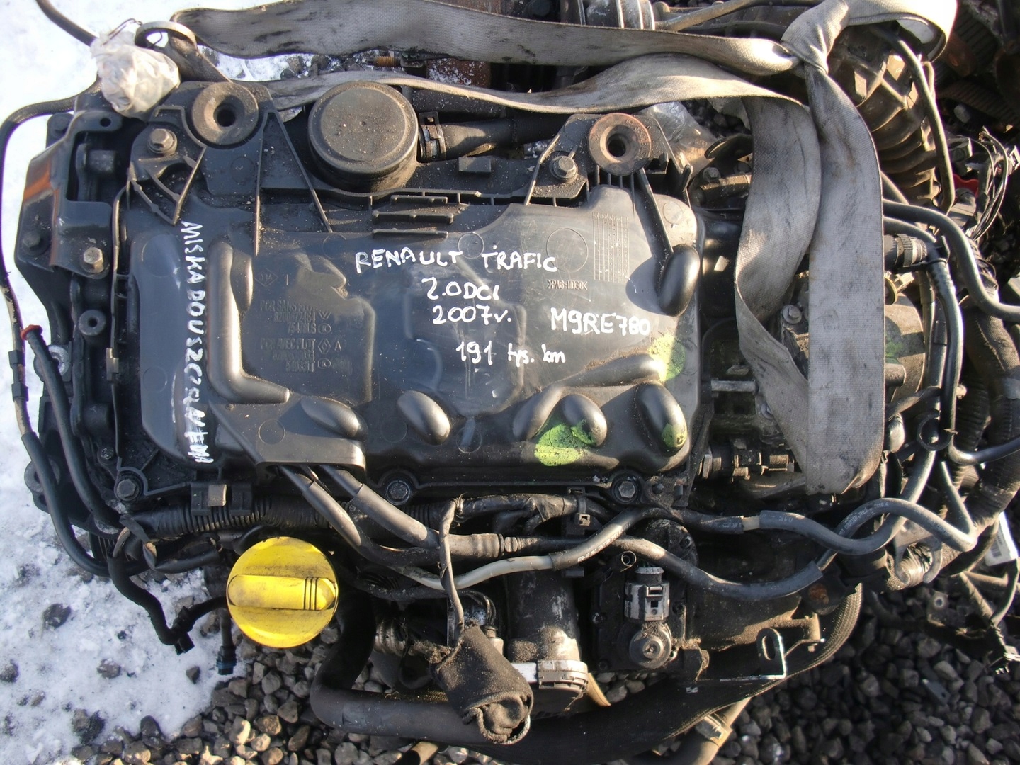 RENAULT TRAFIC OPEL VIVARO 2.0DCI SILNIK M9RE780 KOMPLETNY KPL