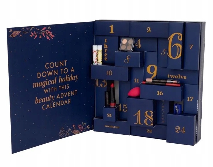Адвент-календарь Max&More Beauty Delux, 24 средства для макияжа и ухода за лицом и телом — фото 6