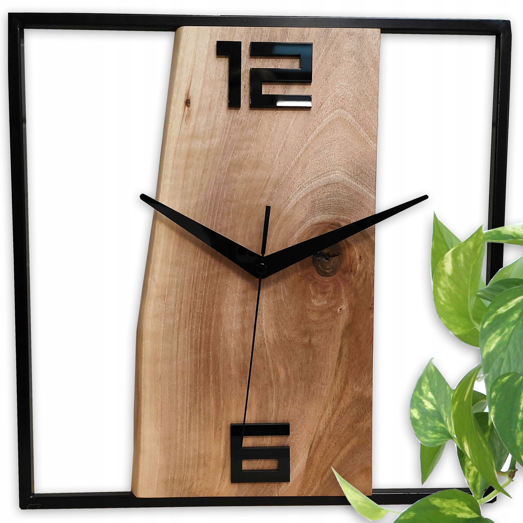 

Zegar ścienny Metalowy Orzech 33cm Natur Loft