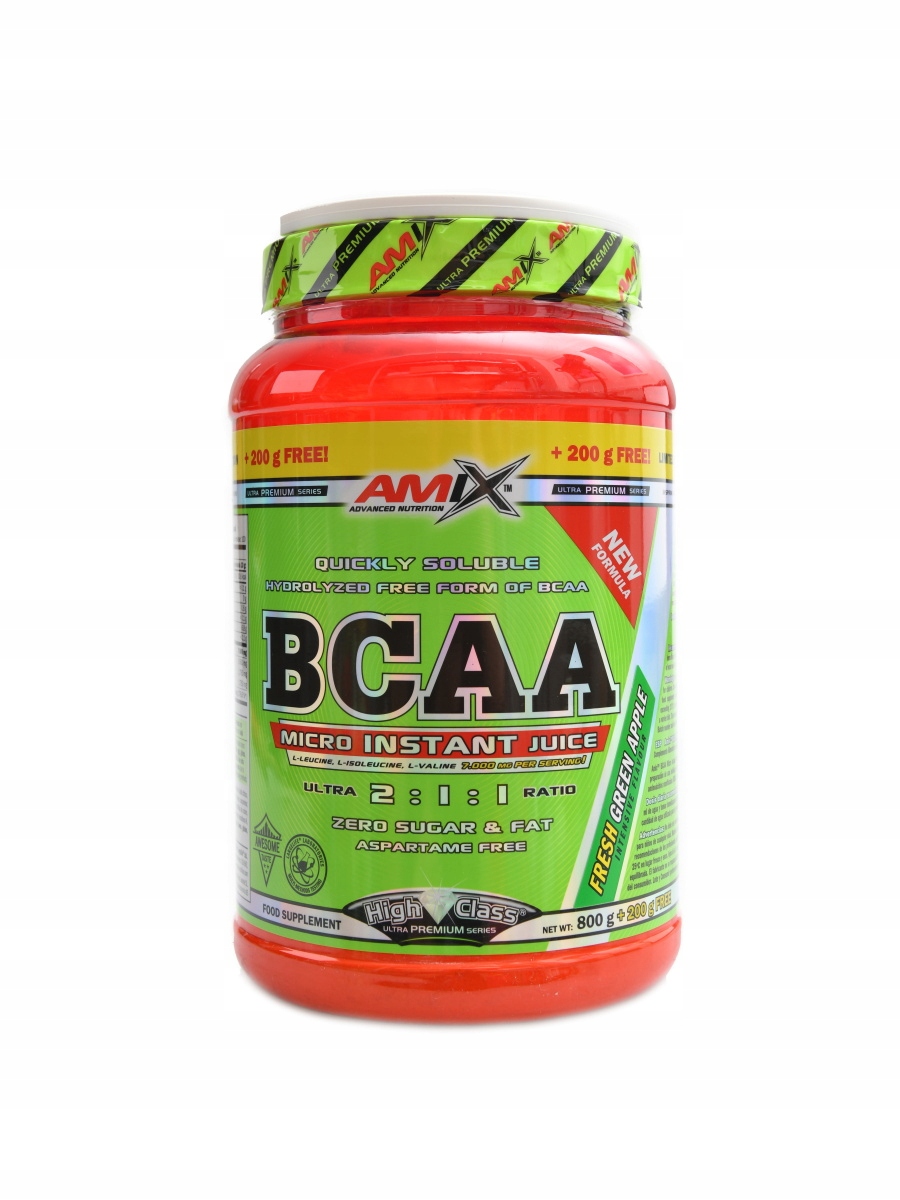 Amix nutrition Bcaa micro instant juice 1000 g citron limeta
