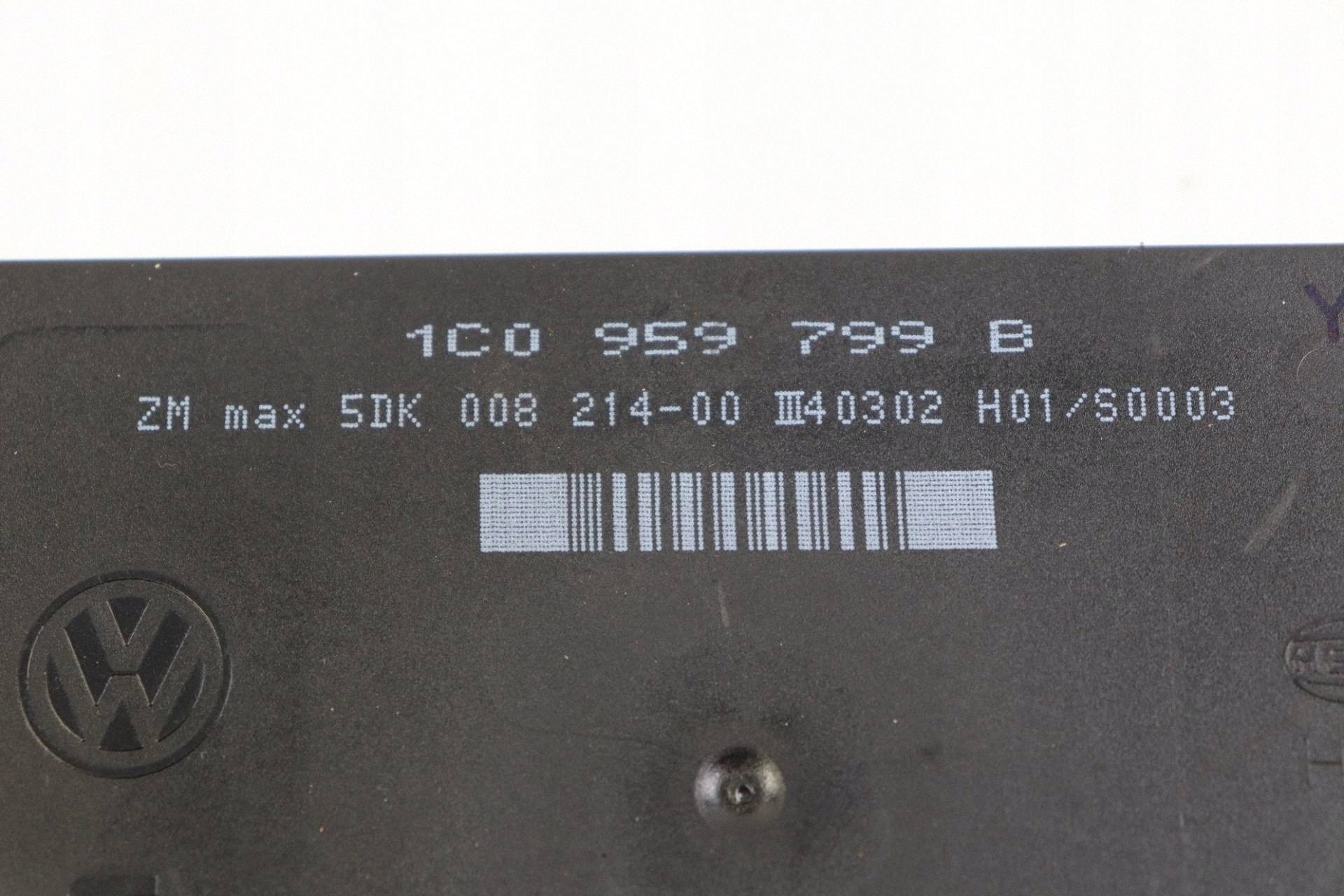 VW PASSAT B5 FL module control unit KOMFORTU 1C0959799B