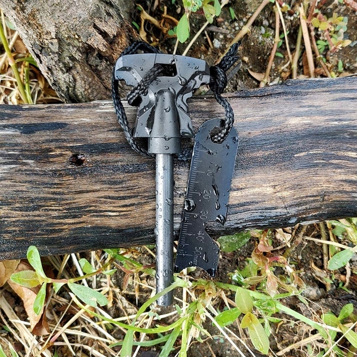 KRZESIWO MAGNEZOWE DO ROZPALANIA OGNIA WOJSKOWE TAKTYCZNE SURVIVAL DUŻE Waga produktu z opakowaniem jednostkowym 0.05 kg